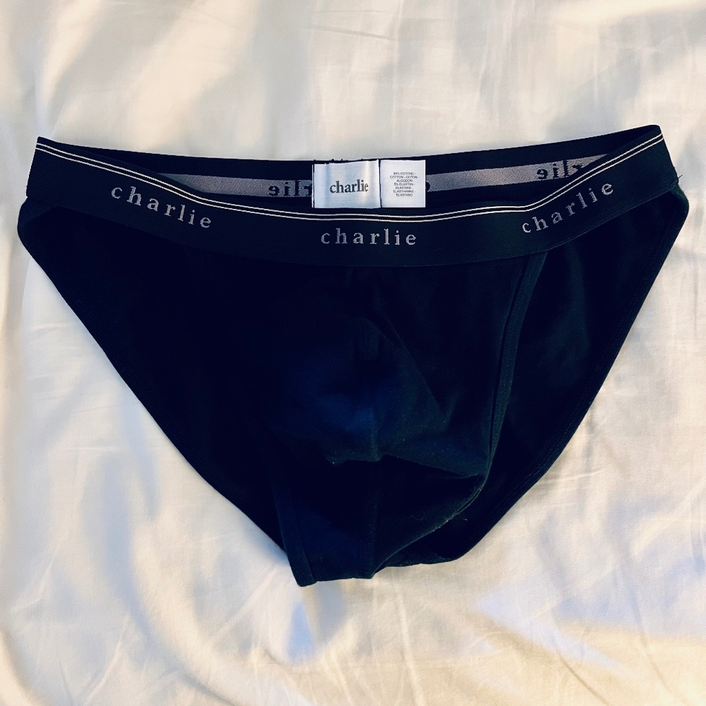 Black sport brief Charlie by MZ, Large